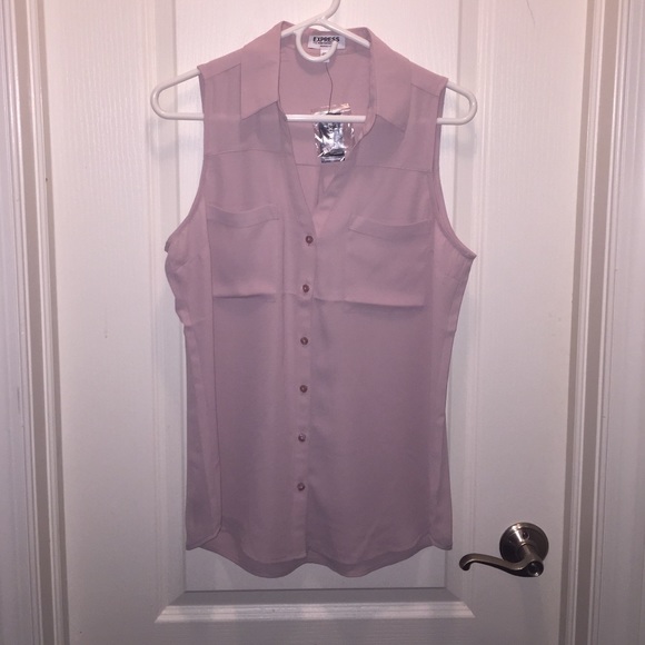 Express sleeveless blouse