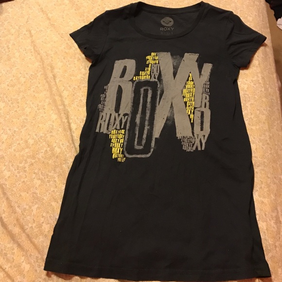 roxy black tee