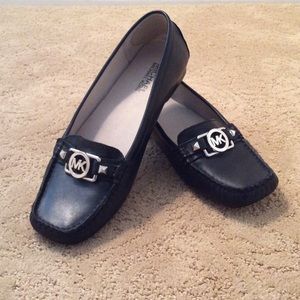 Black loafers