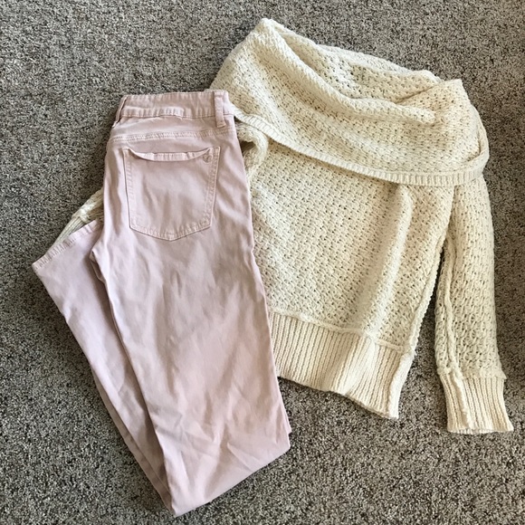 Blush Moto jeggings