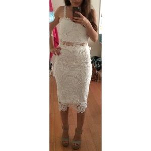 Two Piece Alicia Lace Dress by Miss Holly Size XS