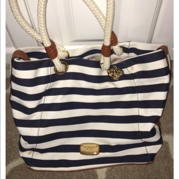 Michael Kors Marina Navy White