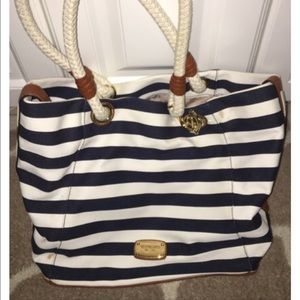 Michael Kors Marina Navy White