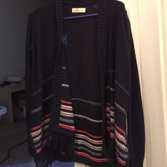 Navy hollister cardigan