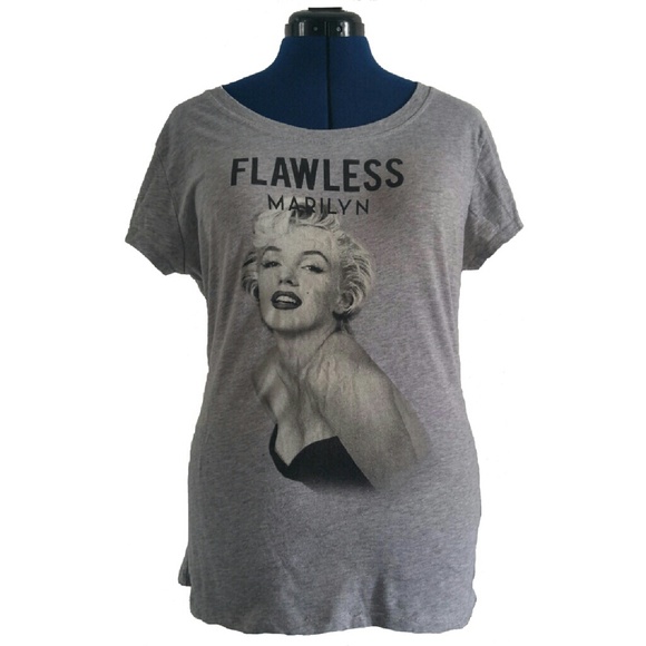 Plus Size "Flawless" Marylin Monroe T-Shirt