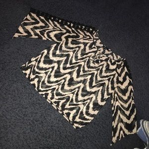 ALYX size XL animal print top w/vented shoulders.