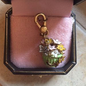 NEW Juicy Couture Flower Basket Charm