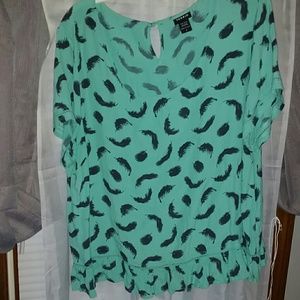 Torrid feather peplum