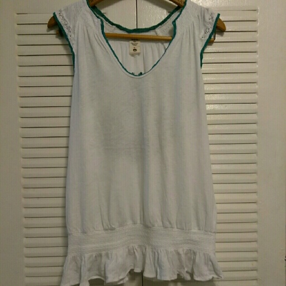 Floral Embroidered Flutter Tank - Picture 2 of 4