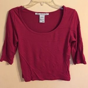Wine colored crop top. - SOLD 😊