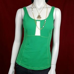 Lululemon Athleta Tank Top 6 Mesh Panel Fitness K