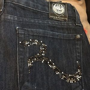 Dark Blue Rock & Republic jeans
