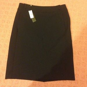 Navy Blue Pencil Skirt with buttons and pockets!!!