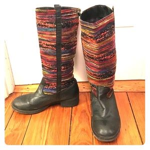 Colorful winter boots