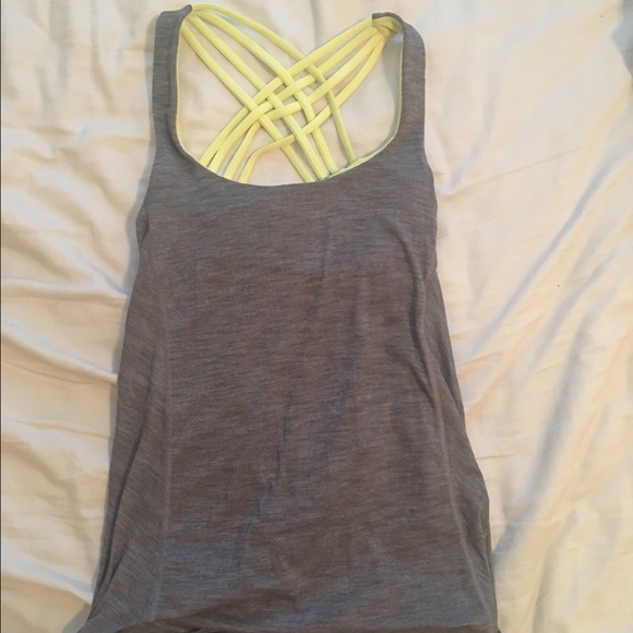 Lulu lemon strappy open back top
