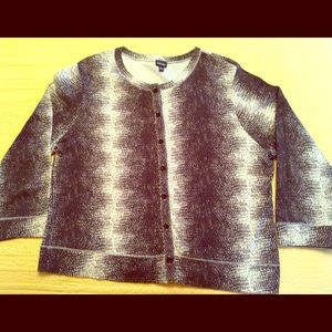 Very soft button front top.