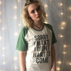 Sorry I'm late I didn't want to come