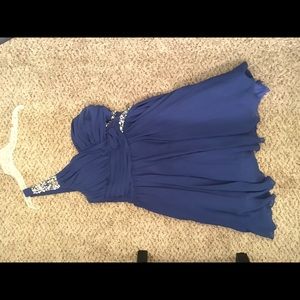 Jodi Kristopher One Shoulder Homecoming Dress