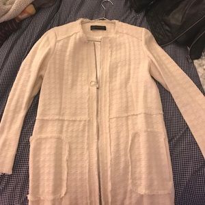 Zara beige long coat