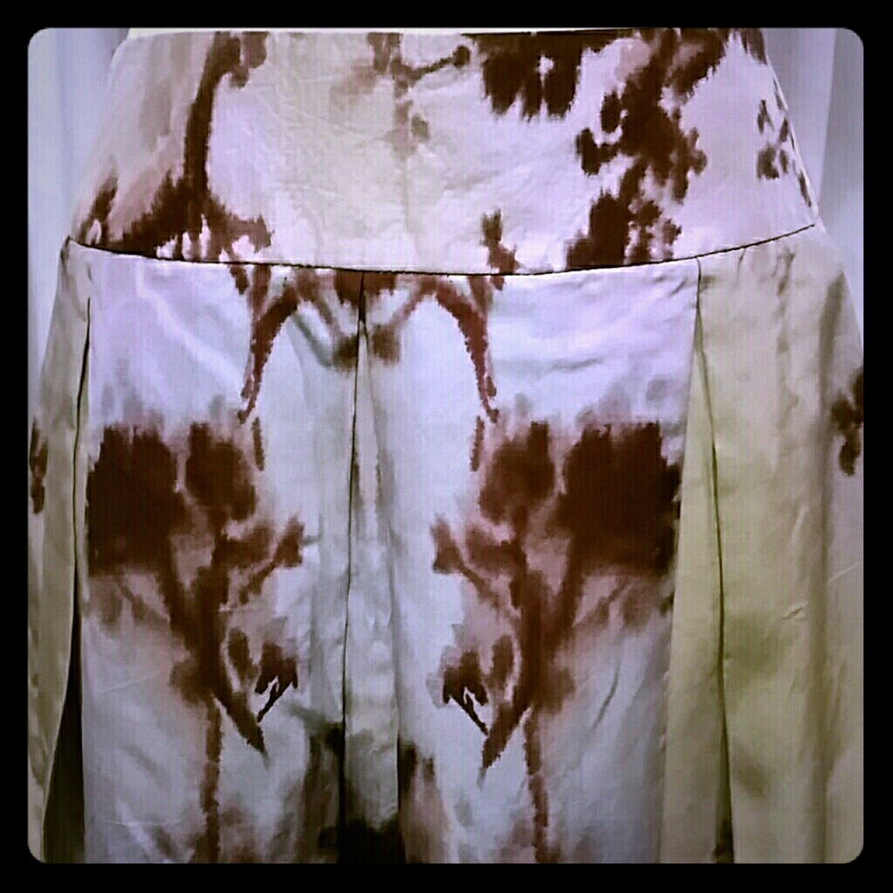 Zara silk skirt.
