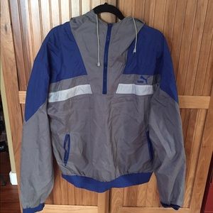 Puma quarter zip windbreaker