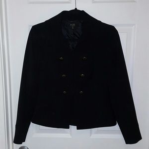 Black Alex Marie Blazer with Metal Buttons Detail