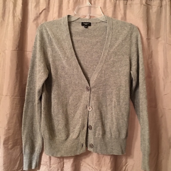 Talbots Grey Cardigan - Picture 1 of 3
