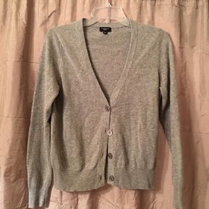 Talbots Grey Cardigan