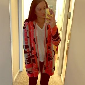 Forever 21 Geometric Knit Sweater