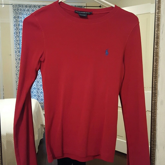Ralph Lauren long sleeve stretch Polo shirt