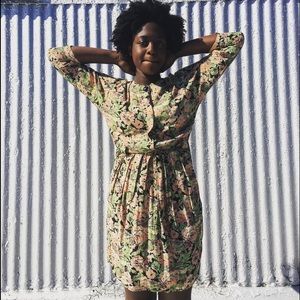 Beautiful floral dress.