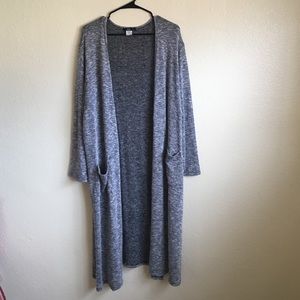 Calf length cardigan !