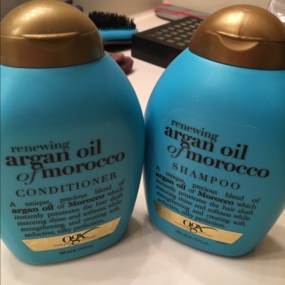 Argan oil shampoo and conditioner