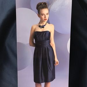 Navy cocktail dress