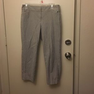 Anne Taylor Loft Seersucker Capris
