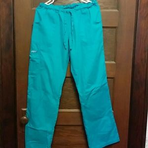 Teal scrubs - scrub bottoms