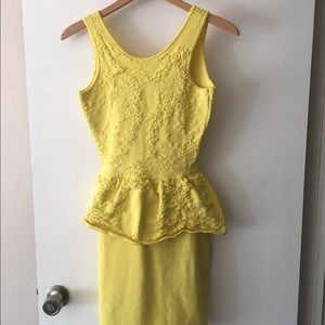 Yellow dress
