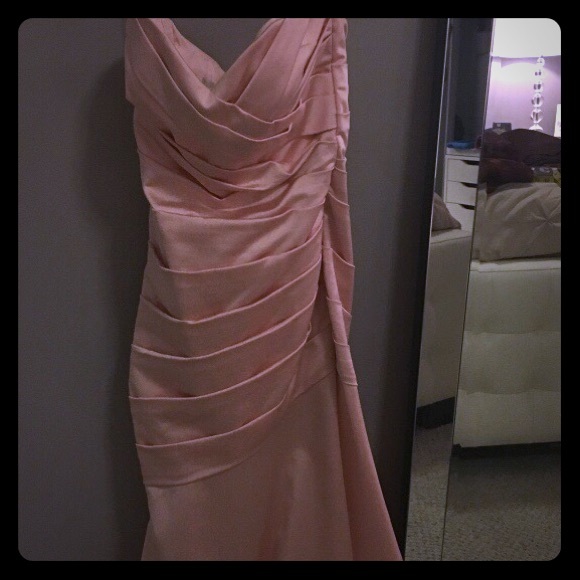David's Bridal dress- petal pink