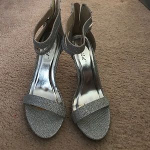 Silver heels