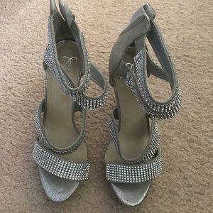 Silver heels