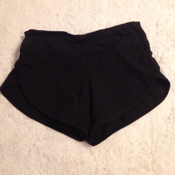 Lululemon Black Classic Running Shorts