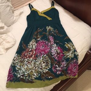 Anthropologie- thin strap dressy sundress