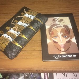 Ulta contour kit + little makeup bag