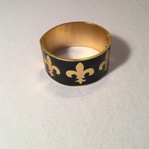 Fleur de lis cuff bracelet
