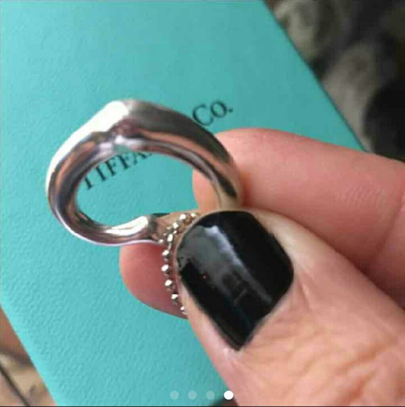 Tiffany Open Heart Pendant Necklace - Picture 4 of 4