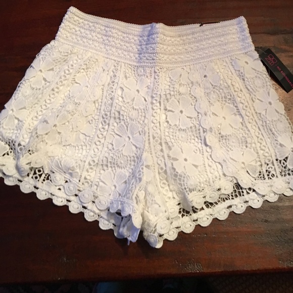 White Lace shorts