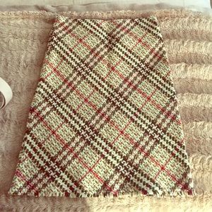 Burberry Woven Skirt
