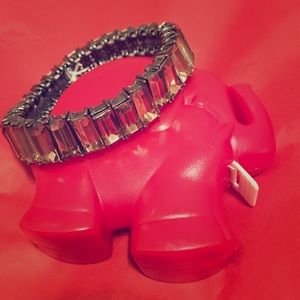 NWOT Baguette stretch gem bracelet from BaubleBar