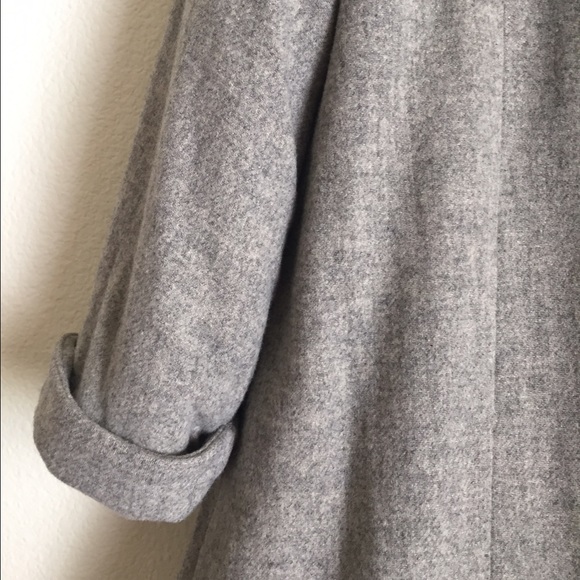 🦄NEW🦄 Vintage 1960s Gray Baby Doll Coat - Picture 4 of 4