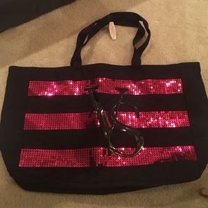Victoria's Secret Sequin Tote Bag
